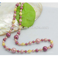 Glass pearl beads for bracelet,shinning glass pearl beads,glass pearl beads